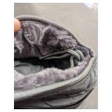 low ankle winter snow boots, gray, size 37EUR