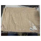 large v-neck almond color women