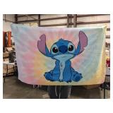 tie-dye stitch bathroom towel