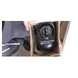 easy baby safety gate black retractable