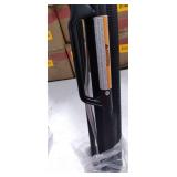 easy baby safety gate black retractable