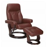 starline Fremont Recliner and Ottoman Set