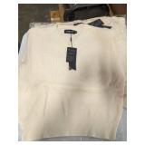 Knitted Style V Neck Womens Sweater Shirt large