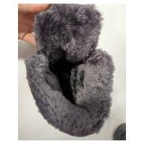 lace up winter snow boots, blue size 38 EUR