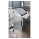 Commercial True Stainless Steel Prep Table and Refrigerator Unit (#TSSU-27-12M-B)