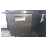 Commercial True Stainless Steel Prep Table and Refrigerator Unit (#TSSU-27-12M-B)