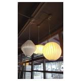 (3) Decorative Hanging Light Fixutres