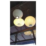 (3) Decorative Hanging Light Fixutres