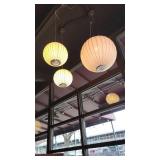 (3) Decorative Hanging Light Fixtures