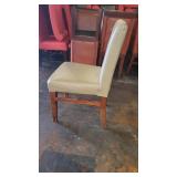 Grey Vinyl Dining Chair