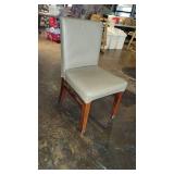 Grey Vinyl Dining Chair