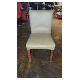 Grey Vinyl Dining Chair