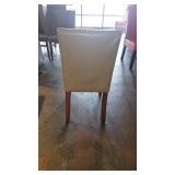 Grey Vinyl Dining Chair