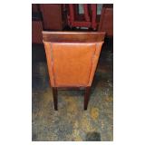 Orange Vinyl Dining Chair