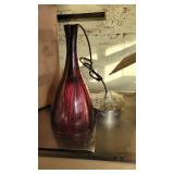 Glass Purple Pendent Hanging Light Fixture