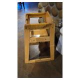 Restaurant Wooden GayChrome High Chair