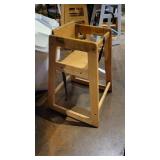 Restaurant Wooden GayChrome High Chair