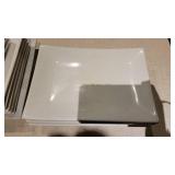 Assorted White Square Dishes