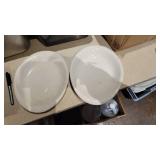 (20) Round White Dinner Plates