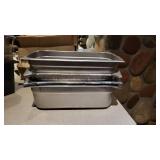 Assorted Stainless Steel Deep SteamTable Pans and Food Storage Containers