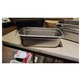 Assorted Stainless Steel Deep SteamTable Pans and Food Storage Containers