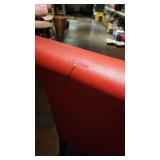 (4) Bright Red Dining Room Chairs