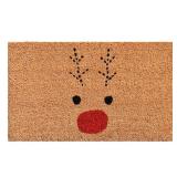 Rudolph  Coir/Vinyl Doormat - Retail: $23.46