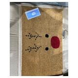 Rudolph  Coir/Vinyl Doormat - Retail: $23.46