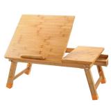 Laptop Desk NNEWVANTE Bamboo Bed Tray - Retail $50.29