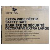 Summer Extra Wide Decor Safety Baby Gate - Grey - Retail $59.99