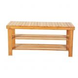 Homemaid Living - Bamboo 3 Tier Shoe Rack Bench -Retail $54.99