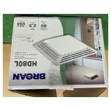 Broan HD80L  Exhaust Fan/80 CFM  - White /Heavy Duty - Retail: $73.21