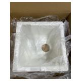 Elkay - Quartz Classic  Single Bowl Dual Mount Bar Sink, White - Retail $203.57