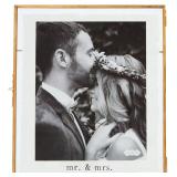 MR MRS GLASS FRAME - Retail $36.99