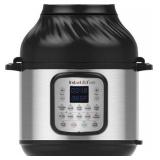 Instant Pot - 8 Quart Duo Crisp 11-in-1 Electric Pressure Cooker with Air Fryer - Stainless Steel/Silver - Retail $149.99