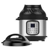 Instant Pot - 8 Quart Duo Crisp 11-in-1 Electric Pressure Cooker with Air Fryer - Stainless Steel/Silver - Retail $149.99
