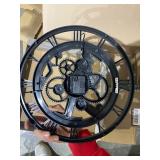 FirsTime & Co -  Oxidized Gears Wall Clock, American Crafted - Metallic Teal -  Retail $24.99