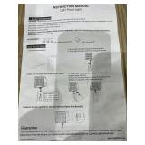 2 Pack LED Outdoor Flood Light with Knuckle, Dusk to Dawn Photocell, 150W 5000K Daylight 21000lm Super Bright,IP65 Waterproof Outdoor Flood Security Light for Gardens Yards and Parking Lot -Retail $17