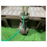 2 Pack LED Outdoor Flood Light with Knuckle, Dusk to Dawn Photocell, 150W 5000K Daylight 21000lm Super Bright,IP65 Waterproof Outdoor Flood Security Light for Gardens Yards and Parking Lot -Retail $17