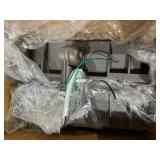 2 Pack LED Outdoor Flood Light with Knuckle, Dusk to Dawn Photocell, 150W 5000K Daylight 21000lm Super Bright,IP65 Waterproof Outdoor Flood Security Light for Gardens Yards and Parking Lot -Retail $17