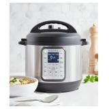Instant Pot - 6 Quart Duo Plus 9-in-1 Electric Pressure Cooker - Silver - Retail:$119.95