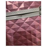 Yaheetech - 3 in 1 Aluminum Rolling Makeup Case - Large/ Pink -Retail $112.99