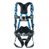 Miller AirCore Steel Hardware - Blue Harness w/Front & Side D-Rings Lumbar Pad - Belt - Small/Medium - Retail $299.99