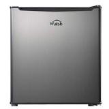 Walsh - Compact Refrigerator, 1.7 Cu.Ft Single Door Fridge - Stainless Steel Look  - Retail:$114.99