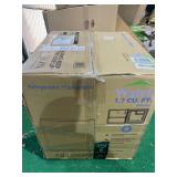 Walsh - Compact Refrigerator, 1.7 Cu.Ft Single Door Fridge - Stainless Steel Look  - Retail:$114.99