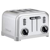 Cuisinart - 4 Slice Metal Classic Toaster - Silver