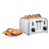 Cuisinart - 4 Slice Metal Classic Toaster - Silver