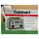 Cuisinart - 4 Slice Metal Classic Toaster - Silver