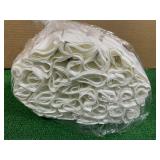 Pre Rolled Silver Plastic Cutlery - 50 Pack Disposable Plastic Utensils, Wrapped Silverware Set with 50 Forks, 50 Knives, 50 Spoons and 50 Napkins for Party and Wedding -Retail $39.99