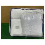 Luxury Best, Softest, Coziest 8-Piece Bed-in-a-Bag Comforter Set on Amazon! Elegant Comfort - Silky Soft Complete Set Includes Bed Sheet Set with Double Sided Storage Pockets, King/Cal King, White -Re